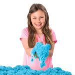 Kinetic Sand, Sandbox Playset with 1lb of Blue Kinetic Sand and 3 Molds, for Ages 3 and Up thumbnail 6