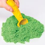 Kinetic Sand, Sandbox Playset with 1lb of Green Kinetic Sand and 3 Molds, for Ages 3 and Up thumbnail 5