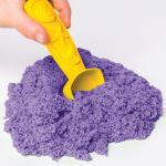 Kinetic Sand, Sandbox Playset with 1lb of Purple Kinetic Sand and 3 Molds, for Ages 3 and Up thumbnail 5