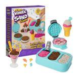 Kinetic Sand - Set Delicias Heladas: 454 g de Arena Mágica de 3 Aromas y 6 Herramientas - Kit Manualidades Niños - Juguetes Niños 3 Años + - Arena Kinetica