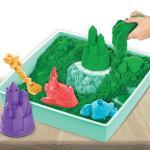 KINETIC SAND - Set Sandbox con Arenero, 454 g de Arena Mágica Verde y 4 Accesorios - Kit Manualidades Niños - 6067479 - Juguetes Niños 3 Años + thumbnail 2