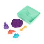 Juego de arenero de Kinetic Sand, 454 g de arena para jugar morada, almacenamiento en arenero, 4 moldes y herramientas, juguetes sensoriales para niños a partir de 3 años thumbnail 7