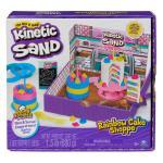 KINETIC SAND ARENA MÁGICA - RAINBOW CAKE SHOPPE - 680g de Arena Amarilla, Rosa, Azul y Blanca Aroma a Vainilla - Kit Manualidades Niños Juguetes Sensoriales - 6068029 - Juguetes Niños 5 Años + 