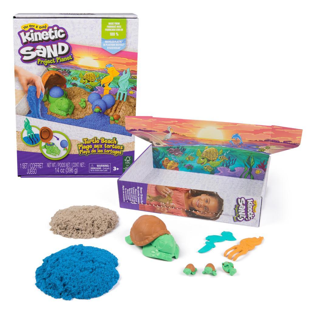 COFFRET PLAGE AUX TORTUES 399 G + 7 ACCESSOIRES - KINETIC SAND