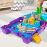 Kinetic Sand, Super Sandbox Set with 10lbs of Kinetic Sand, Portable Sandbox w/ 10 Moulds and Tools, Play Sand Sensory Toys for Kids Aged 3 and Up thumbnail 2