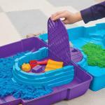 Kinetic Sand, Super Sandbox Set with 10lbs of Kinetic Sand, Portable Sandbox w/ 10 Moulds and Tools, Play Sand Sensory Toys for Kids Aged 3 and Up thumbnail 6