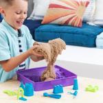 Kinetic Sand, Deluxe Beach Castle Playset with 1.13kg of Beach Sand, includes Moulds and Tools, Sensory Toys for Kids Aged 5+ thumbnail 4