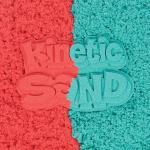 Kinetic Sand Mold n’ Flow, 680g Red and Teal Play Sand, 3 Tools Sensory Toys for Kids Aged 3+ thumbnail 5