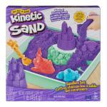 Contenitore per la sabbia Kinetic Sand, 454 g di sabbia da gioco viola, sabbiera, 4 formine e attrezzi, giocattoli sensoriali per bambini dai 3 anni in su thumbnail 8