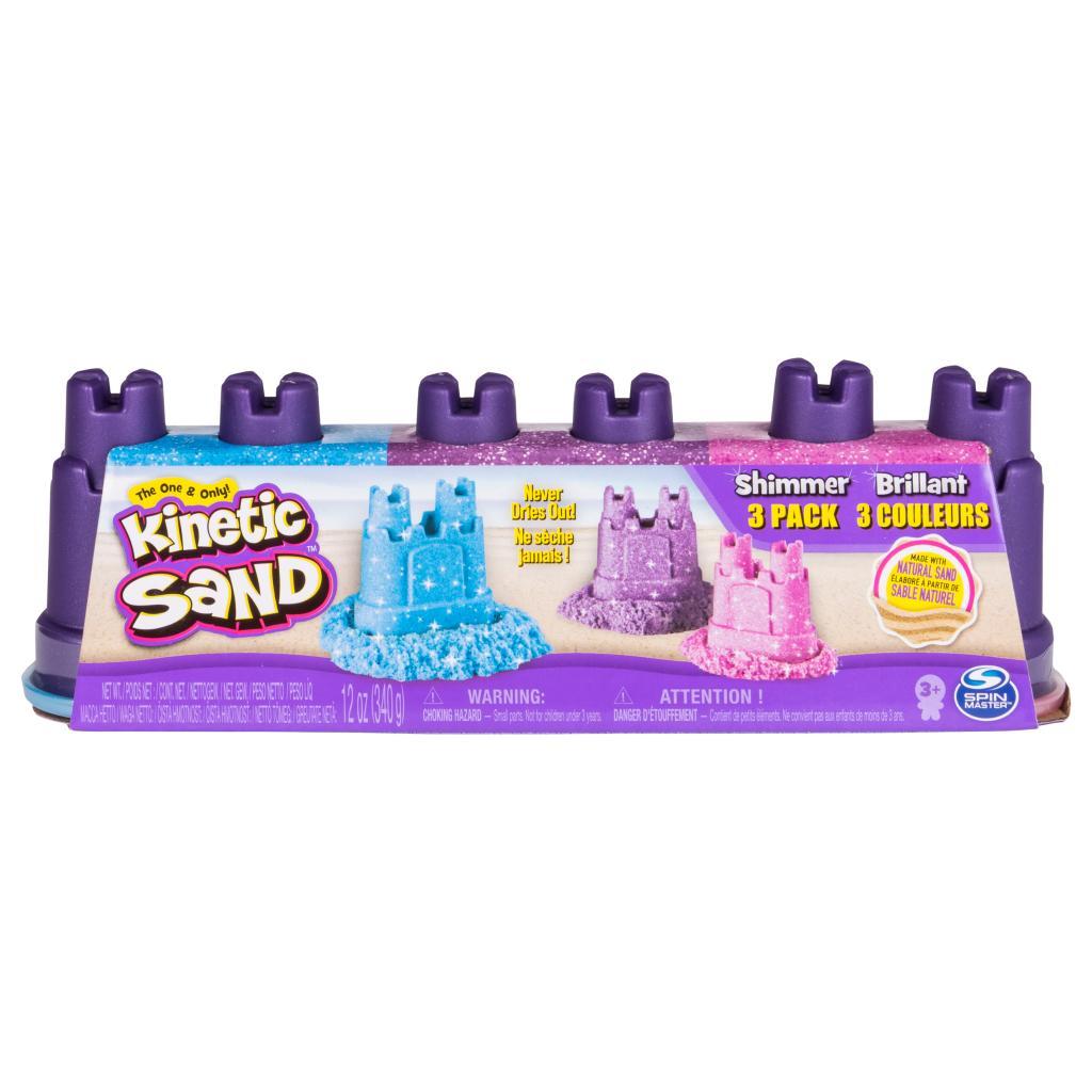 Kinetic Sand - Shimmering Sand Multi-Pack with Molds