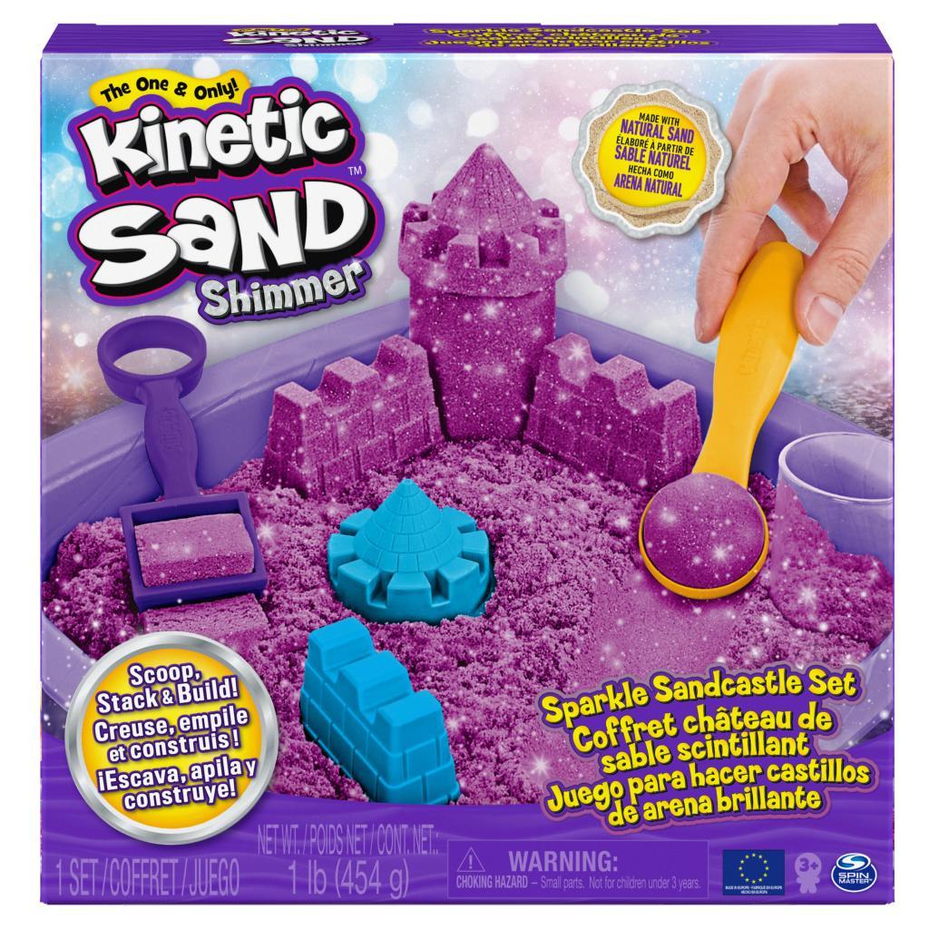 Kinetic Sand Schimmer Sandbox Set lila