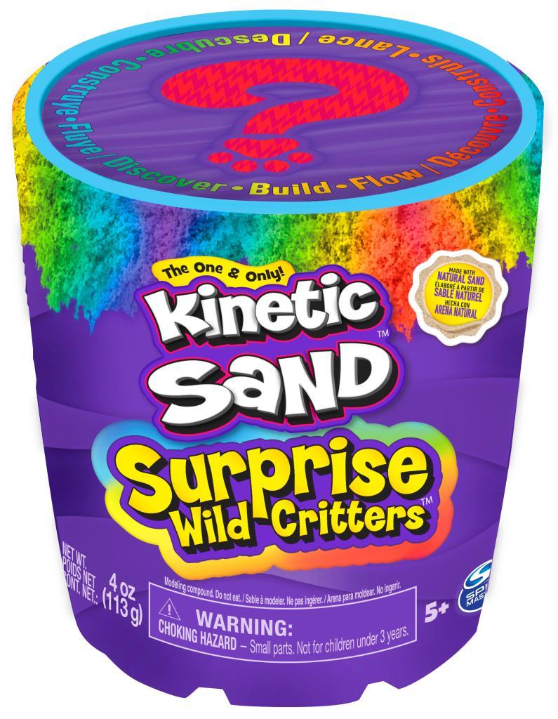 Kinetic Sand Surprise mit 113 g Kinetic Sand, Tierfigur und Accessoires